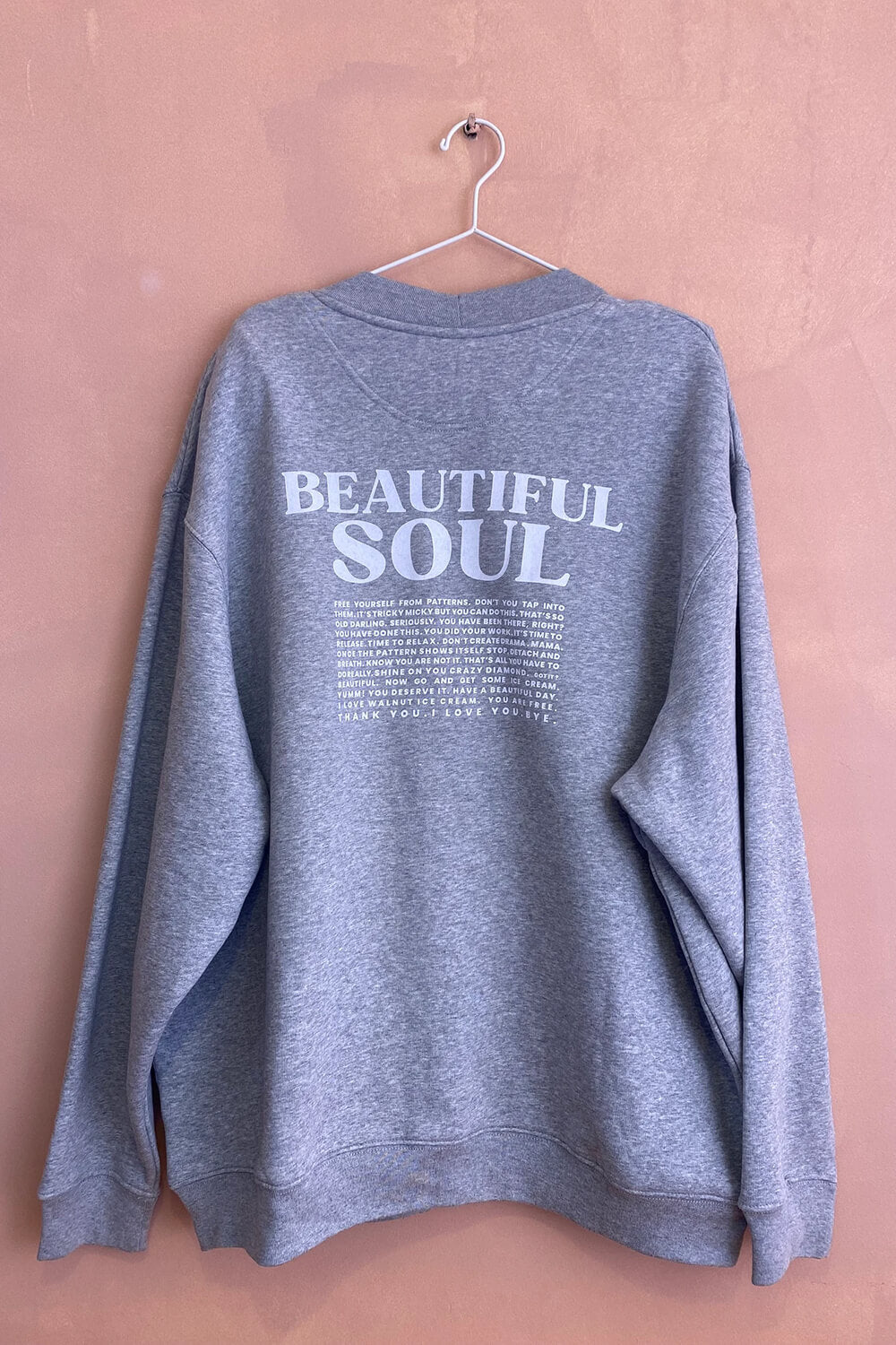 Cardigan- Organic Unisex Grau Melange- grau