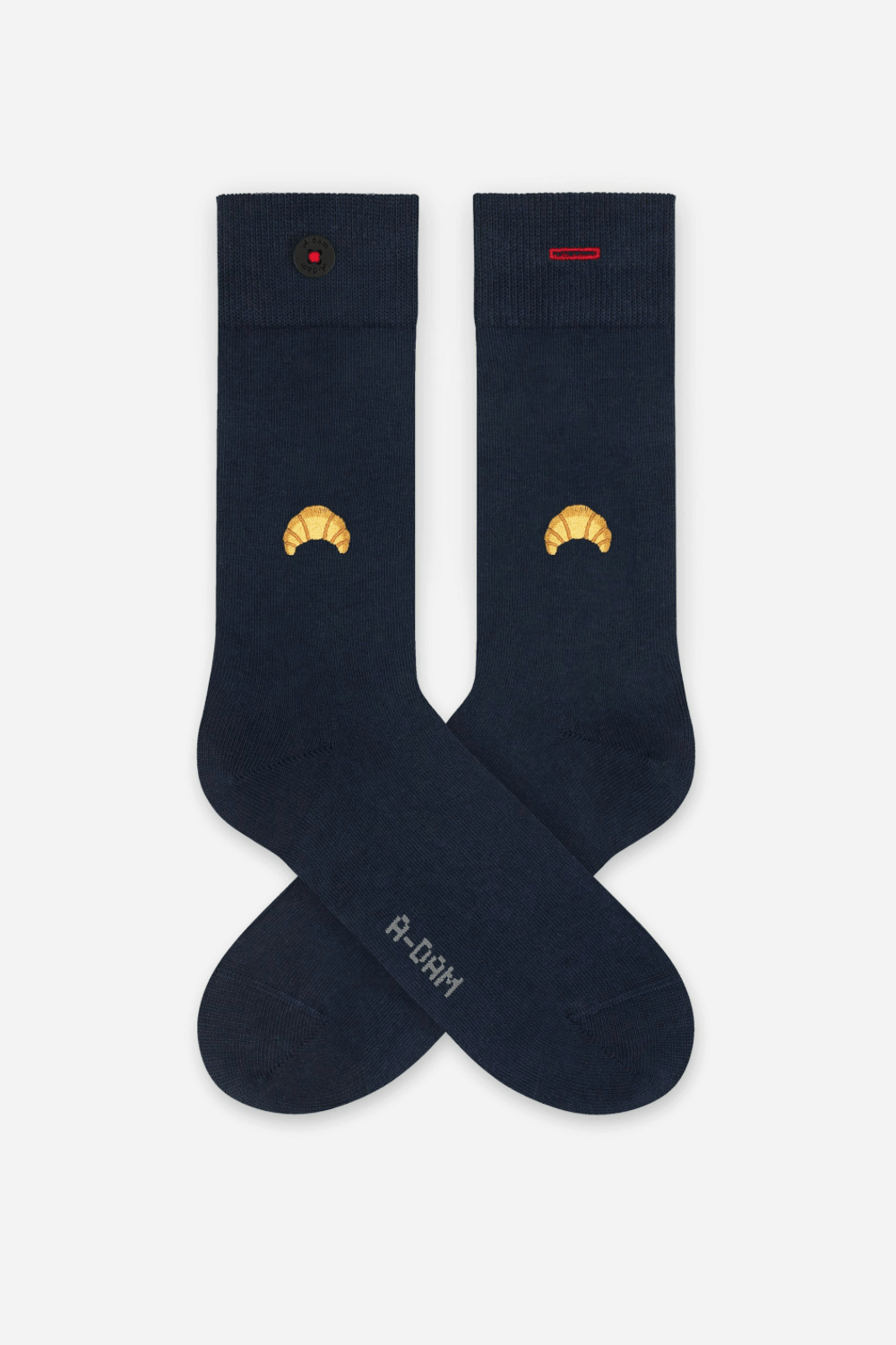 Socke - Navy Croissant- dunkelblau