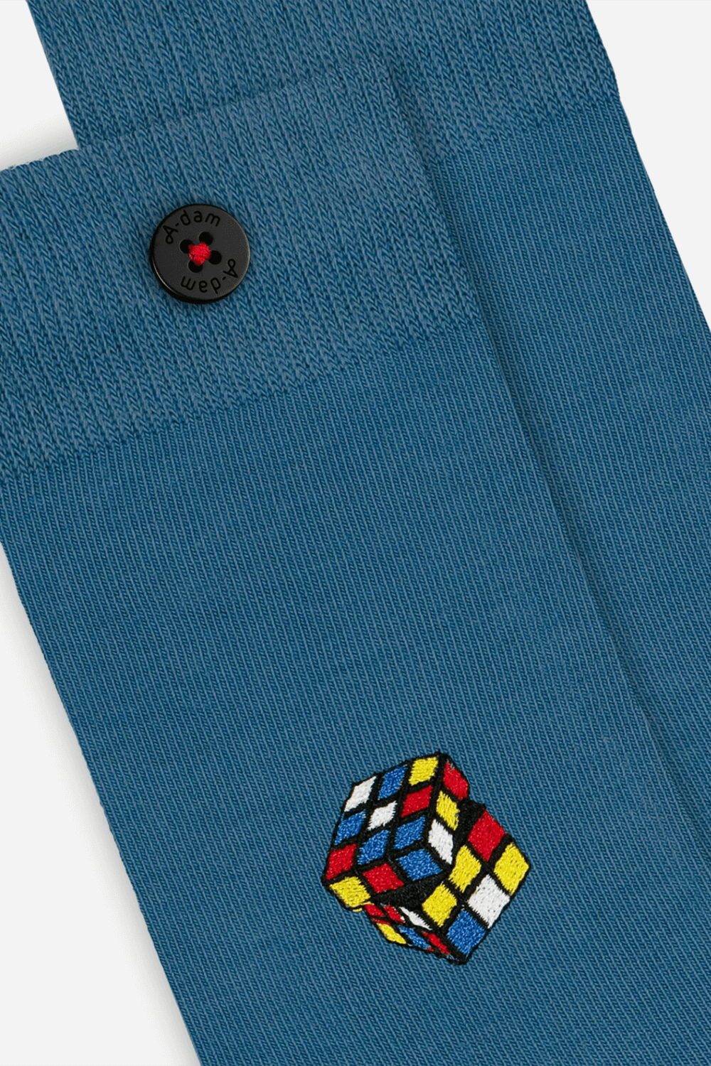 Socke - Blue Cube- blau