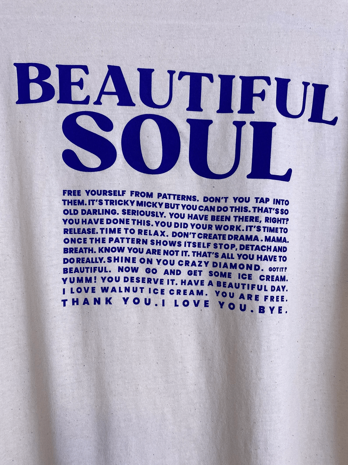 T-Shirt - Beautiful Soul- offwhite