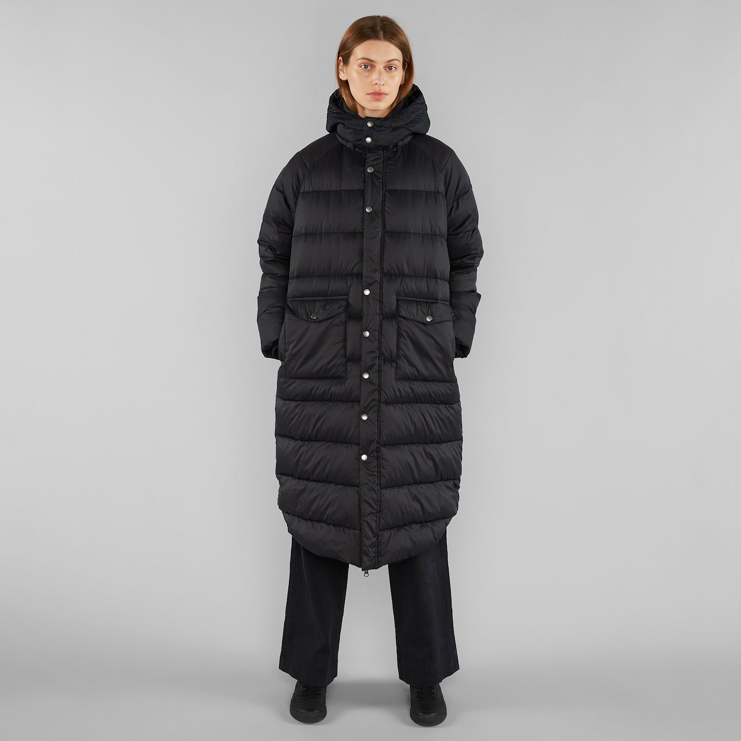 Mantel - Puffer Jacket Haparanda Black - Schwarz