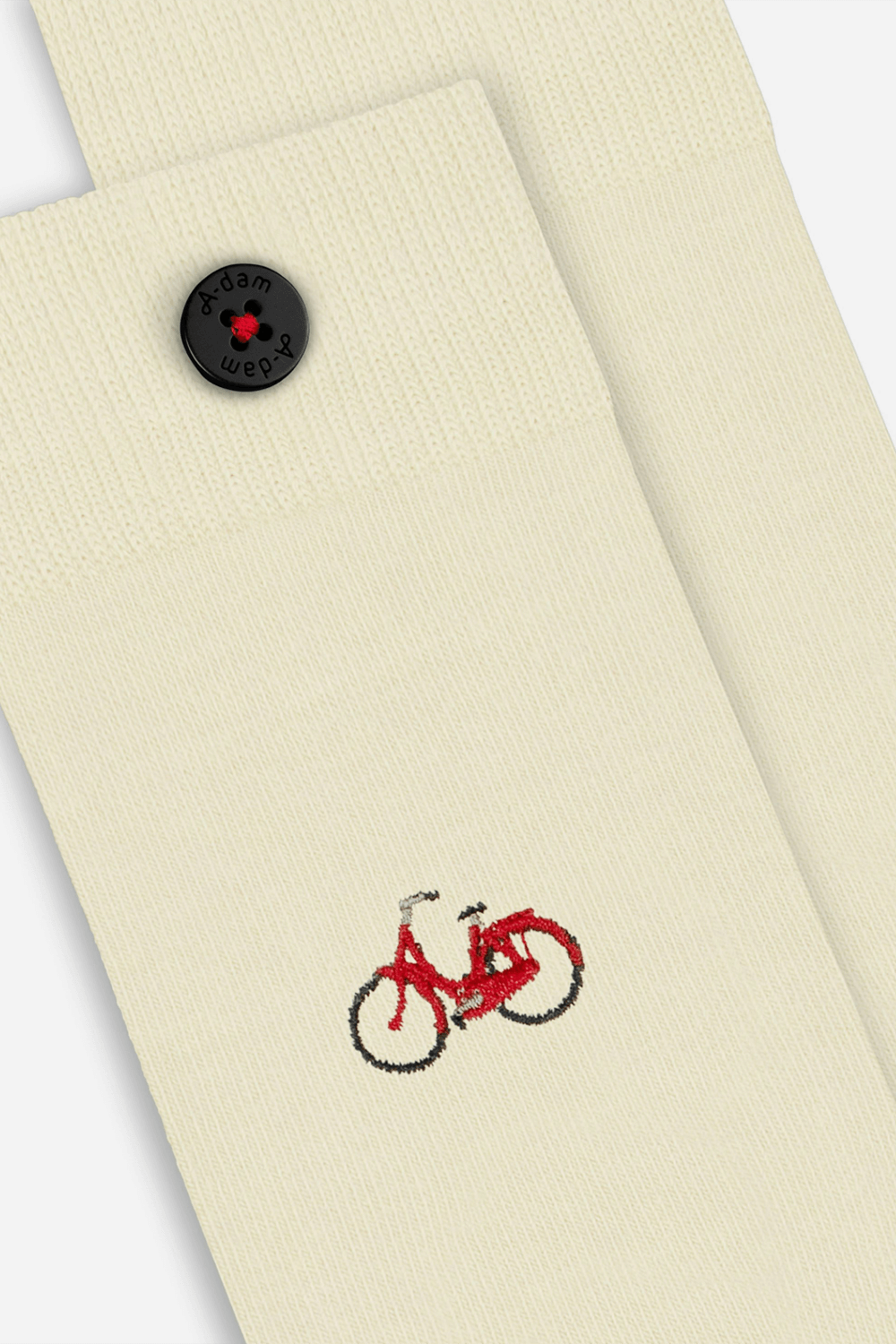 Socke - undyed Bike- white