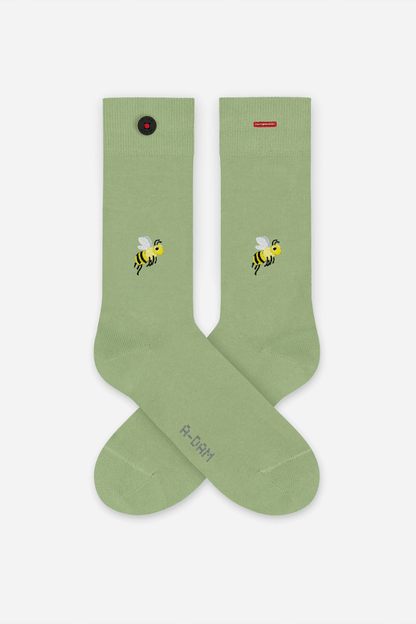 Socke - Green Bee- green