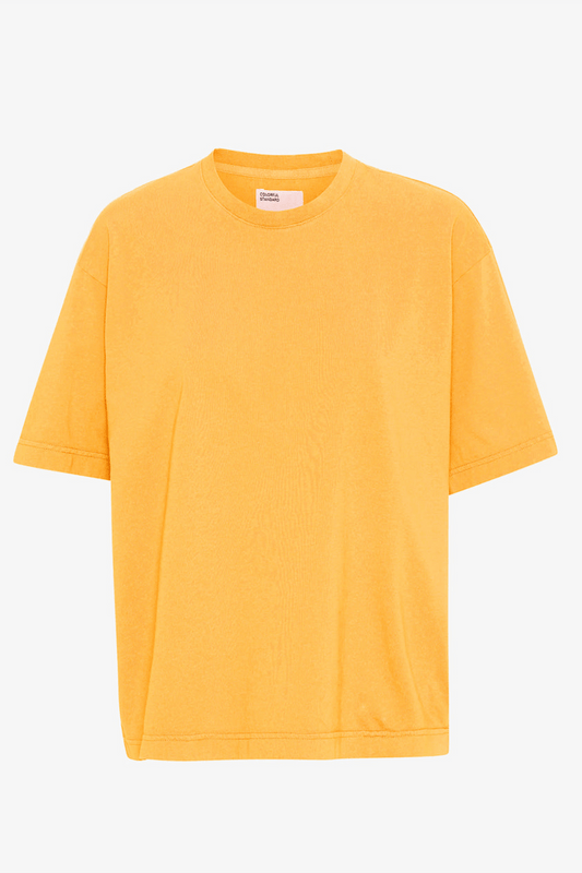 T-Shirt - Unisex Oversize Organic T-Shirt- Burned Yellow- gelb