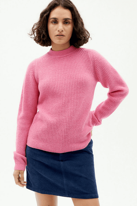 Thinking Mu- Pullover Pink Hera Knitted Sweater