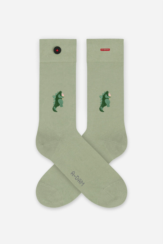 Socke - Green-zilla - green