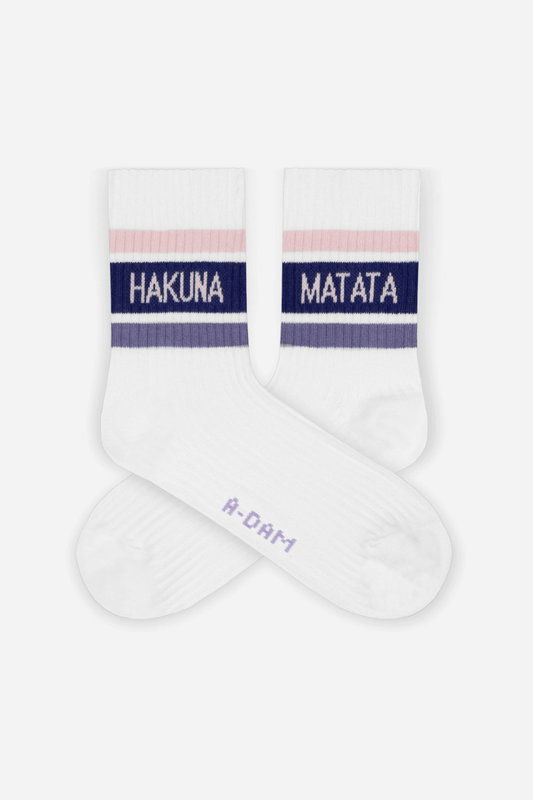 Crewsocke - purple Hakuna- Matata- Lila