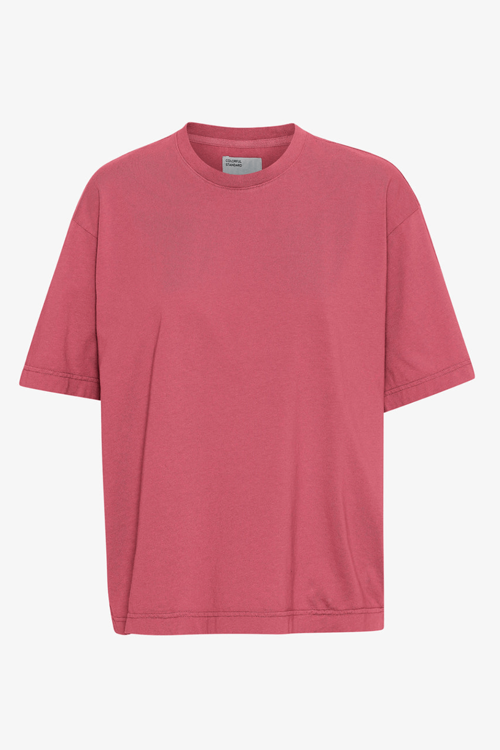 T-Shirt -Oversize Organic T-Shirt- Raspberry Pink- rose