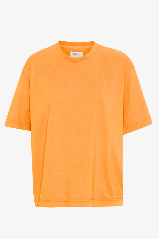 T-Shirt -Oversize Organic T-Shirt- Sandstone Orange- orange