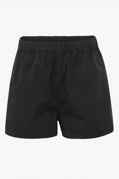 Shorts - Woman Organic twill Shorts- Deep Black