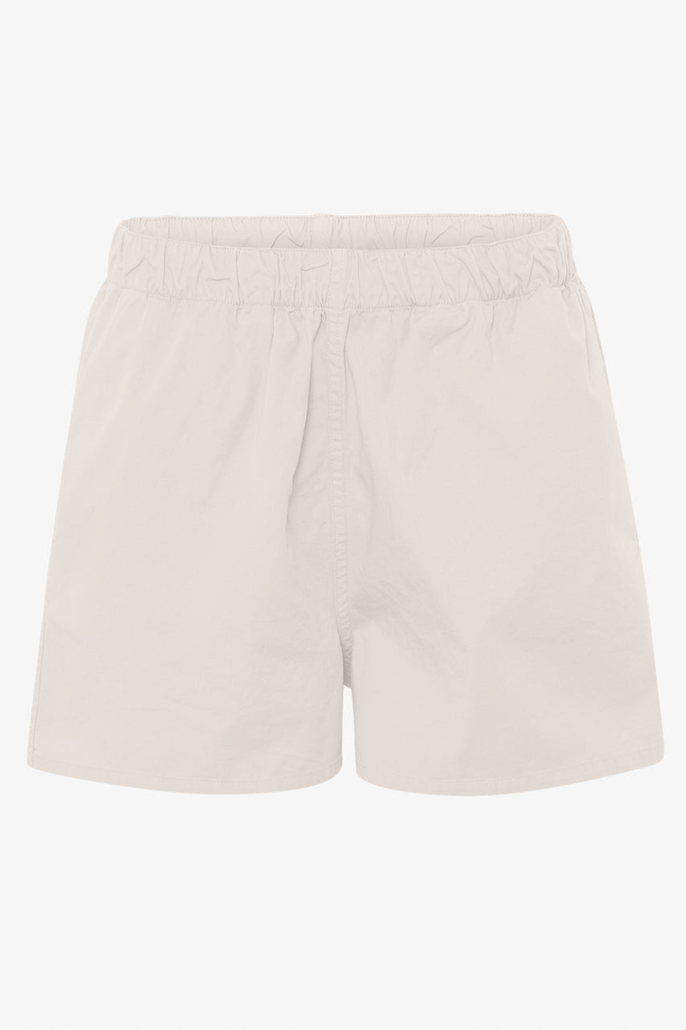 Shorts - Woman Organic twill Shorts- ivory white