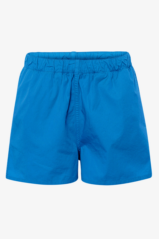 Shorts - Woman Organic twill Shorts- Pacific Blue