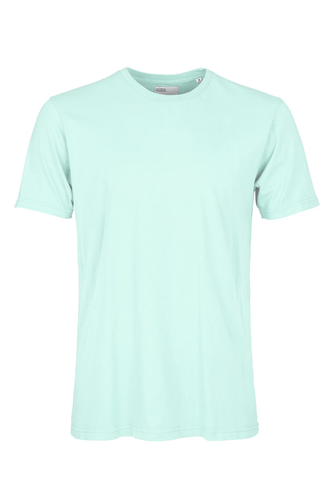 T-Shirt - Classic Organic Tee Light Aqua - Blau