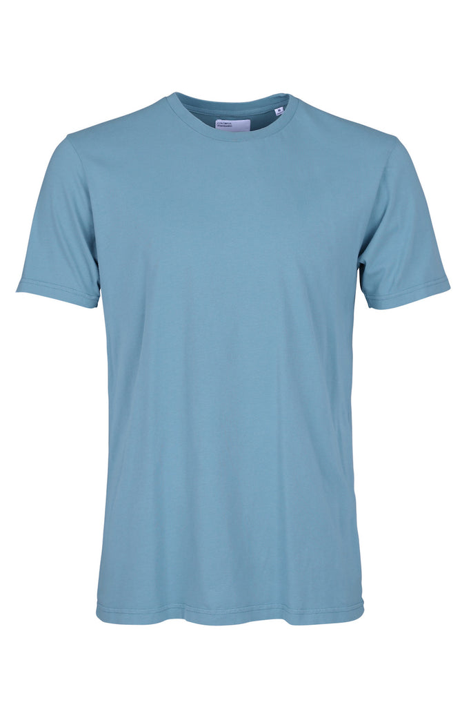 T-Shirt - Classic Organic Tee Stone Blue - Blau
