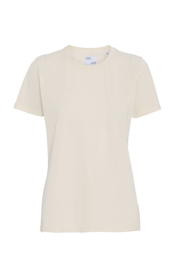 T-Shirt - Women Light Organic Tee Ivory White - Beige