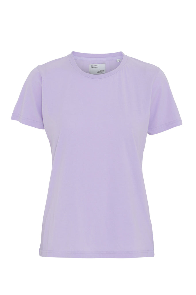 T-Shirt - Women Light Organic Tee Soft Lavender - Lila