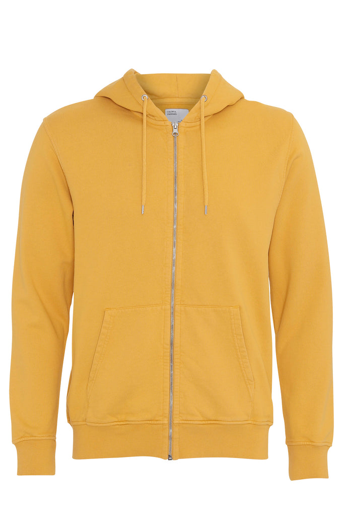 Hoodie - Classic Organic Unisex Zip Hoodie Burned Yellow - Gelb