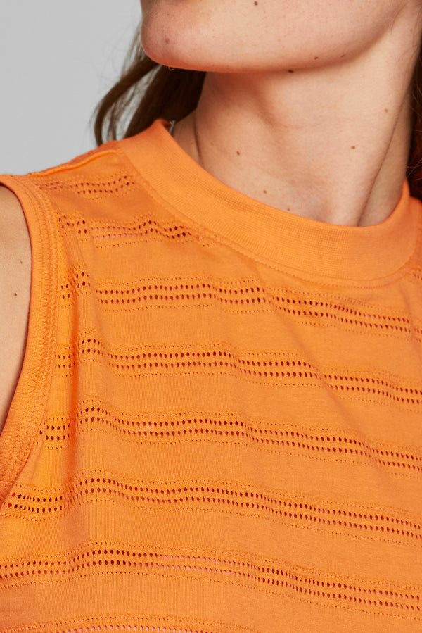 Top - Namsos Lace Orange - Orange