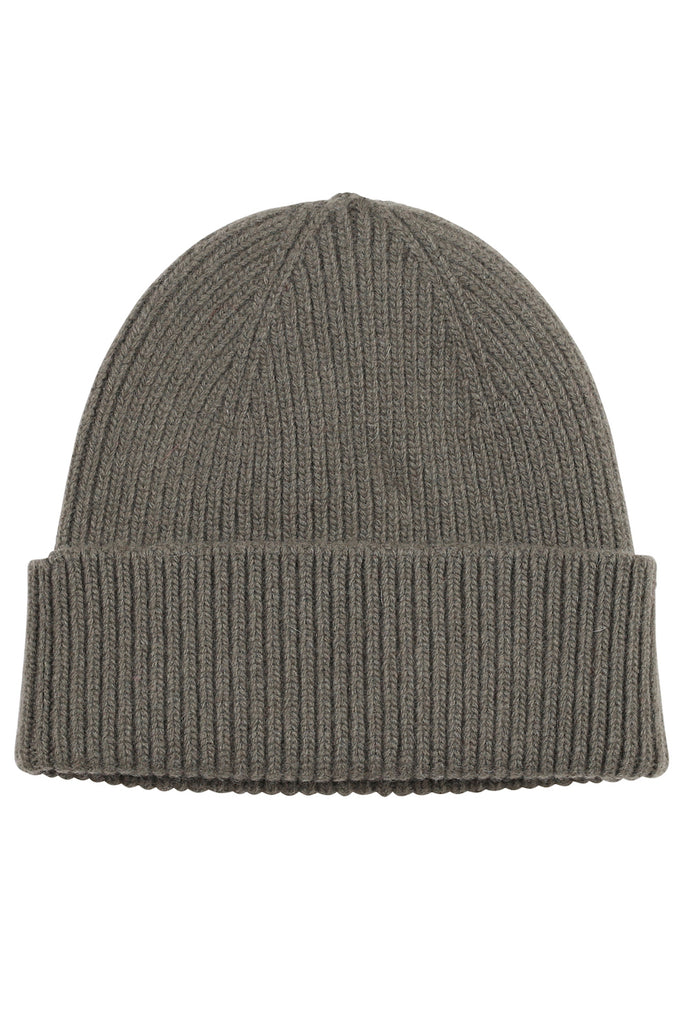 Mütze - Merino Wool Beanie Dusty Olive - Grün