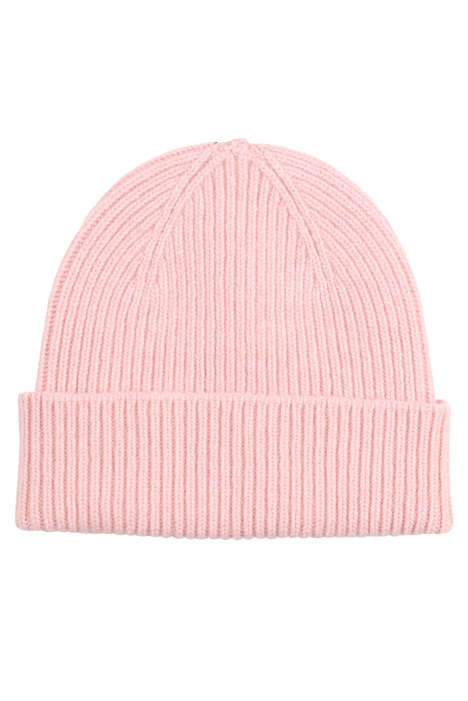 Mütze - Merino Wool Beanie Faded Pink - Rosa