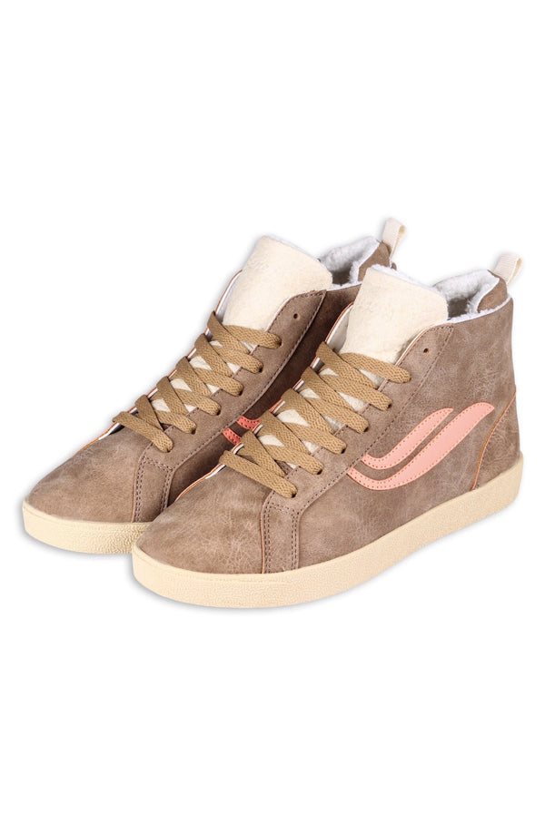 Sneaker - G-Hela Mid - M-Suede/Pinatex Almond - Braun
