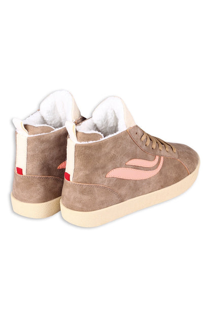 Sneaker - G-Hela Mid - M-Suede/Pinatex Almond - Braun