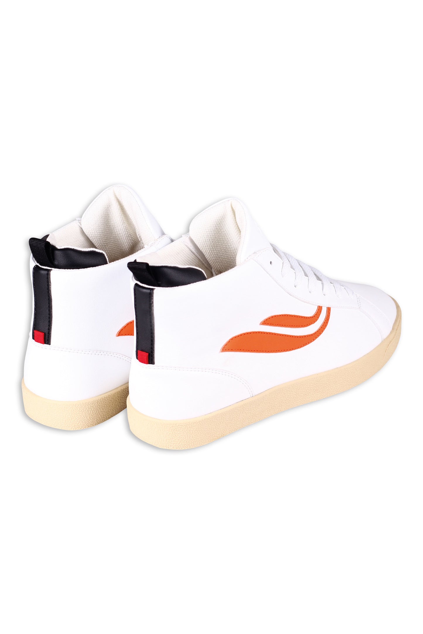 Sneaker - G-Helà - Mid Eco Vegan White/Flame - Weiß/Orange