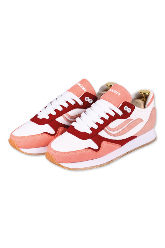 Sneaker - G-Iduna Eco-Microfibre PET White Rose - Rosa