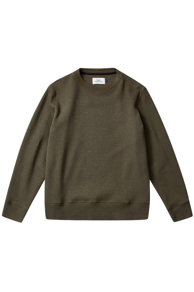 Pullover - Garwin Jumper Eco 4rib Olive - Grün