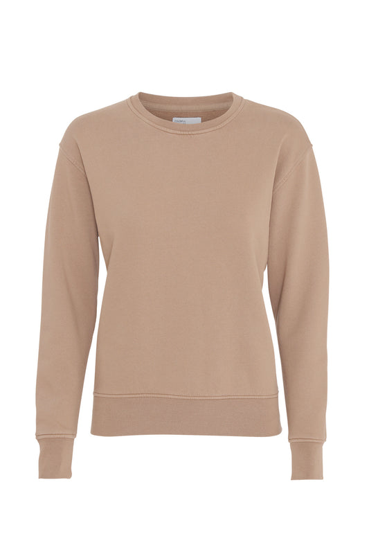 Pullover - Women Classic Organic Crewneck Honey Beige - Beige