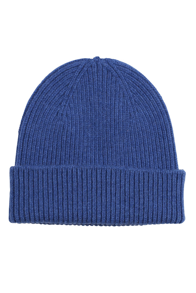 Mütze - Merino Wool Beanie Royal Blue - Blau