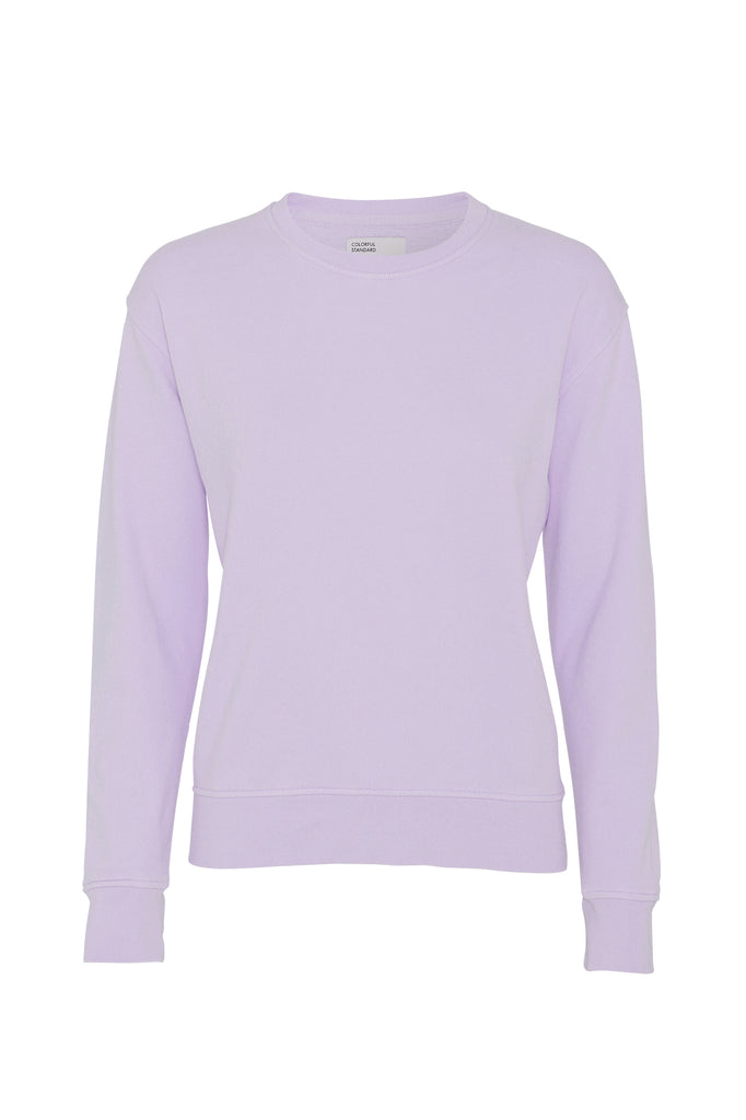 Pullover - Women Classic Organic Crewneck Soft Lavender - Lila