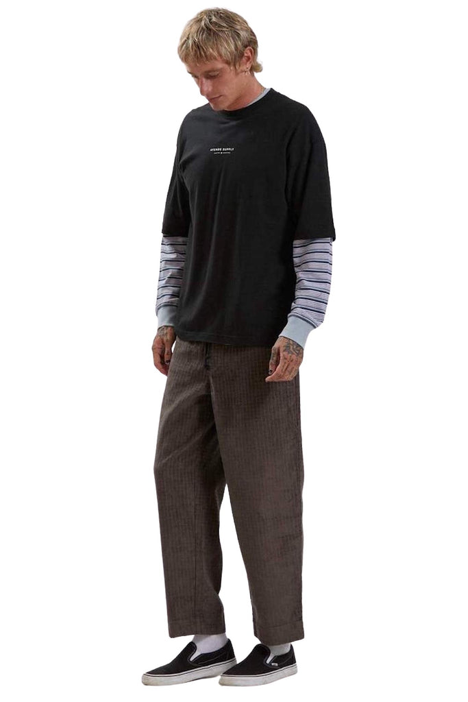 T-Shirt - Supply Recycled Oversized T-Shirt Black - Schwarz