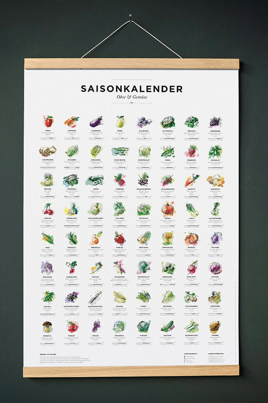 Saisonkalender - Farbig