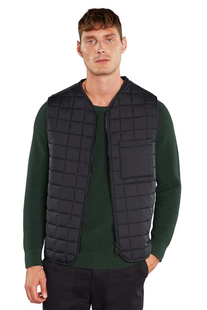 Weste - Quilted Vest Avesta Black - Schwarz