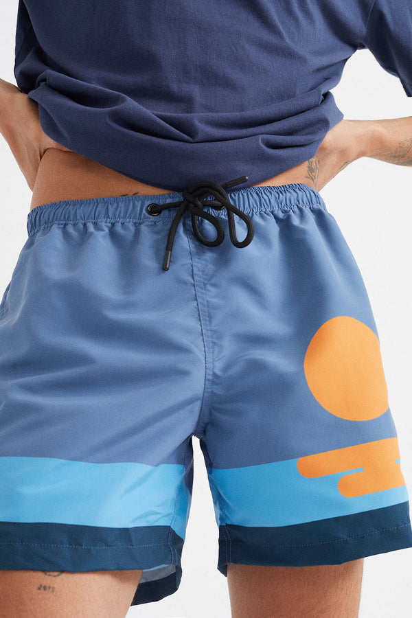 Badehose - Sunset Swimwear - Blau